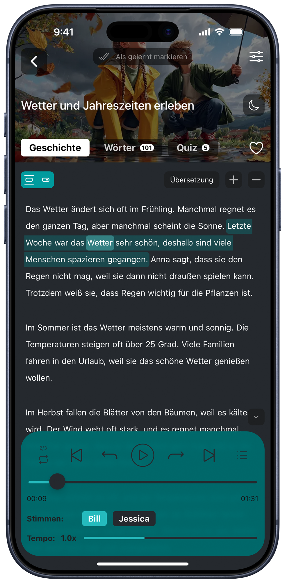Magellanister App Dark Theme